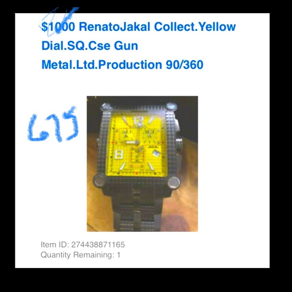 Renato Jakal. Yell.Dial. Ltd. Prod.90/360. $675